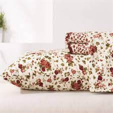 Which one of these sheets do you like most? Amazon Com Meishang Sheet Set King Floral Sheets Printed Sheets Ultra Soft 100 Microfiber Deep Pocket Fitted Sheet Flat Sheet Pillowcases 4 Pieces Rose Flower King Kitchen Dining