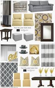The Yellow Cape Cod 50 Plus Custom Room Designs Living Room Color Schemes Living Room Grey Yellow Living Room