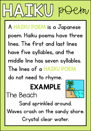 Haiku Poems Classroom Poster Haiku Poems Poetry Posters Poems