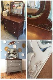 Rehab To Fab Transformed This Antique Dresser With Generalfinishes Chalk Style Paint In Empire Gray Snow Wh Redo Furniture Diy Furniture Weathered Furniture