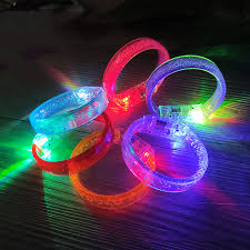 China Led Glow Bracelets Light Up Wristbands Flashing Arm Wrist Bands Flashing Sports Wristband China Silicone Wristband And Silicone Bracelets Price