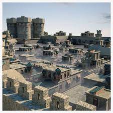 The ancient persians of the achaemenid empire created art in many forms, including metalwork the ancient persian capital city of persepolis, situated in southern iran, ranks among. Fantasy Ancient Persian City Pack 3d Modell Turbosquid 1569642