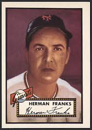 1983 Topps 1952 Reprint Series #385 Herman Franks Giants