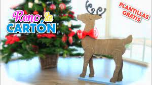 Manualidades Para Navidad Con Reciclaje Increible Reno De Carton Youtube