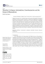 PDF) Morality's Collapse
