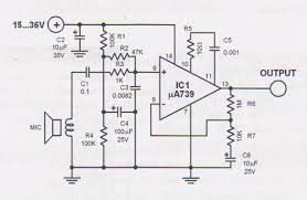 Skema pre amp mic dynamic. Dynamic Mic Preamplifier Circuit