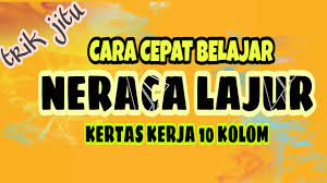 Neraca lajur atau yang sering disebut juga dengan kertas kerja adalah suatu kertas atau daftar yang digunakan untuk mencatat, menyesuaikan, dan menggolongkan semua akun yang ada di daftar saldo dan dibuat pada saat perusahaan akan menyusun laporan keuangan. Neraca Lajur Kerta Kerja 10 Kolom Akuntansi Perusahaan Jasa Youtube