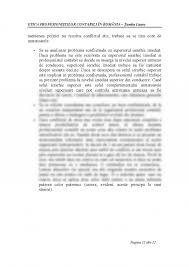 Etica este definita ca fiind stiinta care se ocupa cu studiul teoretic al valorilor si conditiei umane din perspectiva principiilor morale si cu rolul lor in viata sociala.moralitatea priveste normele, valorile si credintele inculcate in procesele sociale care definesc. Referat Etica In Afaceri 370588 Graduo