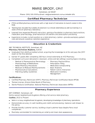 Office of career services, a division of student affairs. Entry Level Pharmacy Technician Resume Sample Monster Com