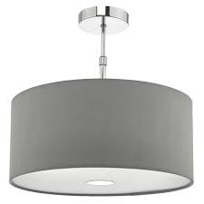 Large grey lampshade for ceiling. Large 40cm Grey Copper Modern Easy Fit Ceiling Light Shade Faux Silk Pendant Lighting Ceiling Lighting Powderhousebend Com
