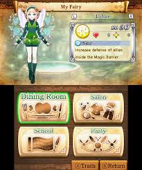 In the my fairy's dining room, press the y button. My Fairy Zelda Wiki