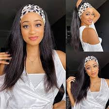 It is smaller than other options mentioned so it is great for keeping thinner hair types pulled back. Straight Headband Wig Human Hair Headband Wigs For Black Women Glueles Ninthavenue Europe