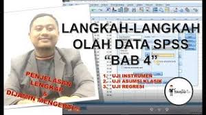 Olah Data Bab 4 Skripsi Tutorial Spss Uji Instrumen Uji Asumsi Klasik Uji Regresi Berganda Youtube