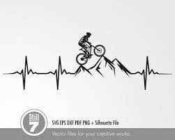 Mtb Svg Mountain Bike Svg Man Mountain Biker Svg Downhill Svg Eps Png Pdf Dxf Svg Silhouette File Bike Drawing Mountain Bike Art Bike Logos Design