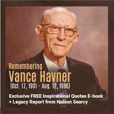 Free E-book for Preachers: 30 Inspirational Quotes by Vance Havner
