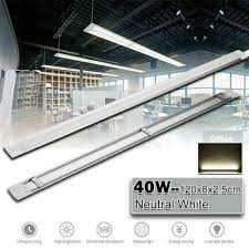 Its light engine provided long lasting and excellent color. 4 Ft Low Profile Linear Led Wrap Light 4000k Ceiling Wall Mount Garage Lighting For Sale Online Ebay