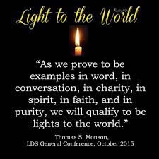 As We Prove To Be Examples In Word In Conversation In Charity In Spirit In Faith And In Purity We Will Q Lds Conference Quotes Lds Quotes Charity Quotes