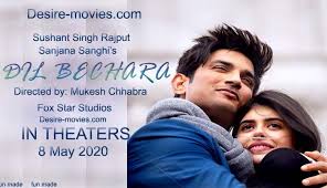 Dil Bechara 2020 Movie Review Cast Release Date Trailer Songs In 2020 Romantic Drama Film New Movie Posters Cute Love Songs