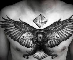 Black And White Eagle Chest Tattoo 80 Eagle Chest Tattoo Designs For Men Manly Ink Ideas Eagle Chest Tattoo Eagle Tattoo Chest Tattoo