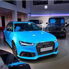Smurf Blue Audi Rs6 Audi Audi Rs6 Audi Rs6 C7