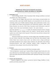 We did not find results for: Contoh Proposal Pengajuan Bantuan Dana Operasional Smb Docx Kop Surat Proposal Pengajuan Bantuan Dana Operasional Sekolah Minggu Buddha 1 Pendahuluan Course Hero