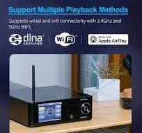 جهاز بث موسيقى شبكة SMSL DP5 SE ، DP5se ، HiFi ، WiFi ، مشغل رقمي ، USB ،  بلوتوث ، MQA ، ES9039Q2M ، DAC ، DLNA ، بث MP3 ، DSD ، FLAC - AliExpress