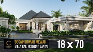 Inilah top 10 desain rumah joglo modern sederhana kekinian terbaru 2020 & beberapa contoh & tips memilih model rumah joglo minimalis sederhana yang wajib anda simak. Desain Rumah Villa Bali Modern Milik Bapak Ivan Dengan Lebar 18m Dan Panjang 70m Youtube
