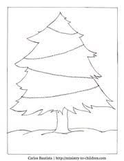 This is a really cute. Christmas Tree Coloring Picture Activity Free Printables