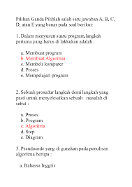 We did not find results for: Contoh Soal Dan Jawaban Algoritma Pseudocode Dan Flowchart Barisan Contoh