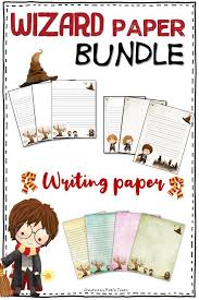 Bundle Writing Paper For Harry Potter Fans Pack Of 33 Sheets En 2020 Professeur Anglais Professeur Pedagogie
