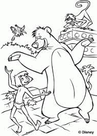 coloriage le livre de la jungle coloriages pour enfants couleurs jeux en ligne esl