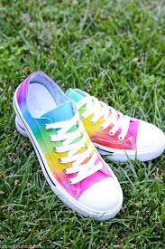 On average, mix ½ cup (118.3 g) of soda ash and 1 gallon (3.8 l). Rainbow Tie Dye Shoes A Pumpkin And A Princess