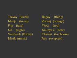 However, creole inherited several words from various origins such as: Haitian Creole 2 The Alphabet Youtube