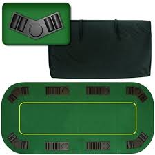 Texas Hold Em 80 Inch Poker Table Top With Green Felt Folding Poker Table Poker Table Top Poker Table