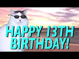 I'm always proud of that little guy. Happy 13th Birthday Epic Cat Happy Birthday Song Youtube