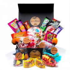 Black And Orange Wrapped Halloween Candy Halloween Sweets Hamper Box Say Happy Halloween With His Handmade Allsweets Halloween Hamper This Sp Halloween Sweets Hamper Boxes Trick Or Treater