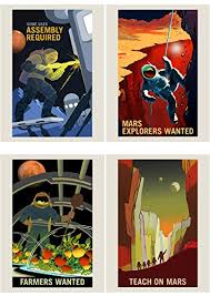 Nasa Poster Space Exploration Job Advert Pack X 8 Posters Art Prints Hp3843
