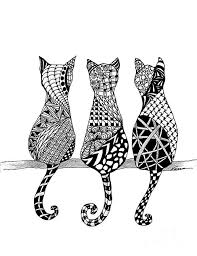The Cats Meow Dibuja Adorables Gatitos Bohemios Para Colorear Y Probar Tu Nuevo Gatos Tiernos Mandala Art Kedi Sanati Cizim Egitimleri