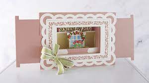 The basic steps for the three cards are the same: Spellbinders Make A Scene By Becca Feeken Tutorial Construct A 3d Folding Scene Youtube