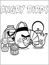 Angry birds coloring pages free to print. Free Printable Angry Bird Coloring Pages For Kids