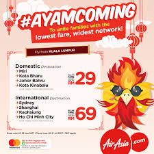 Airasia berhad adalah maskapai berbiaya murah atau low cost carrier (lcc) yang berbasis di kuala lumpur, sekaligus jadi maskapai swasta terbesar di malaysia. Airasia On Twitter Uniting Families This Cny With Flights From Rm29 Don T Miss Out On Flights To Balik Kampung For Your Reunion Dinner Https T Co Wfahimmzkl Https T Co 92ugwbs1pv