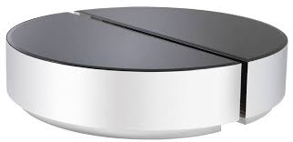 Habitat maxim black smoked glass coffee table. Casa Padrino Luxury Coffee Table Set Silver Black 2 Semicircular Stainless Steel Living Room Tables With Beveled Glass Tops Luxury Living Room Furniture