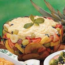 Pudding Topped Fruit Salad Recipe Best Fruit Salad Fresh Fruit Recipes Fruit Salad Recipes