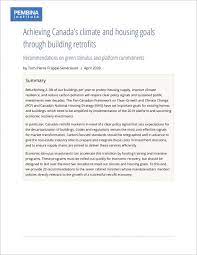 Green homes grant installers can continue to work in people's homes during current coronavirus restrictions. Green Stimulus In Canada S Building Sector Publications Pembina Institute
