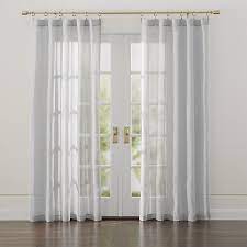 Linen Sheer Light Grey Curtains Grey Curtains White Sheer Curtains Gray Sheer Curtains