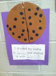 Sweet Fraction Idea Thank You Life In First Grade Adapt For Equivalent Fractions In Upper Grades Fractions Craft Math Activities Math Fractions
