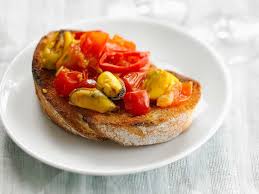 Bruschetta Aux Moules Recettes Recette Recettes De Cuisine Recette Alimentation