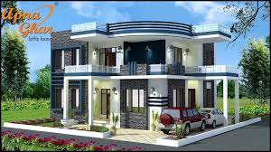 4 Bedrooms Duplex 2 Floors Home Area 210m2 14m X 15m Click Link Http Apnaghar Co In House Design 428 Aspx To Haus Design Haushohe Zweifamilienhaus