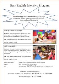 Tetapi dalam semangat ksatria, telah pergi ke jantung penderitaan dan kehilangan. Easy English Intensive Program Home Facebook
