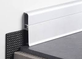 Aluminum Baseboard Battiscopa Bim Profilitec Wall Coverings Flooring Baseboards